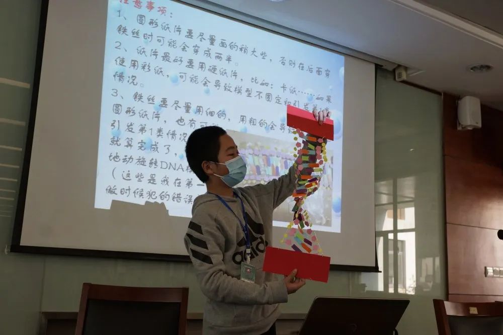 检阅成果  成长自我 ——记“小小生命科学家”自制“DNA双螺旋结构模型”展示活动